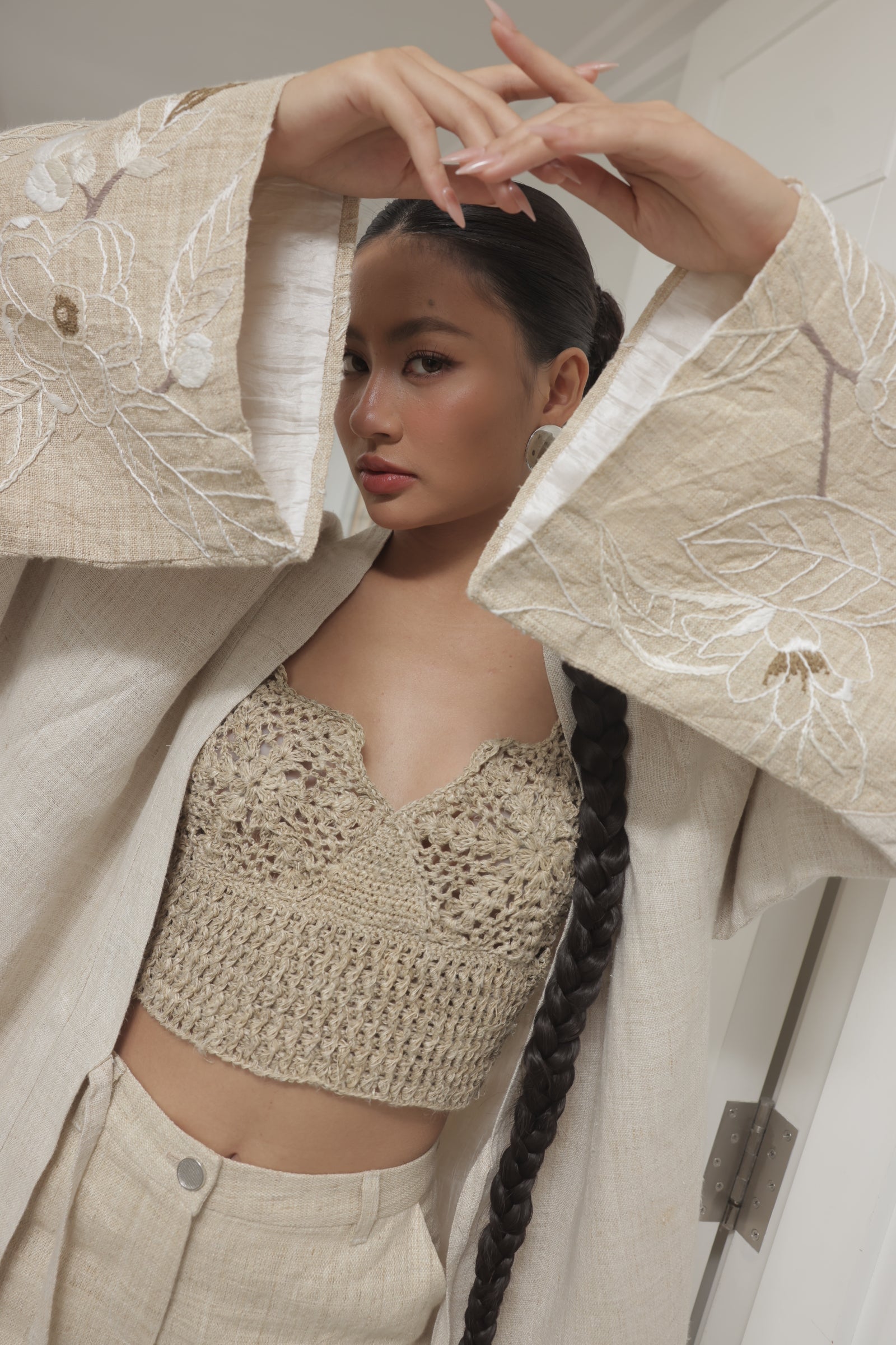 Gilbertii Hand-Crocheted Crop Top