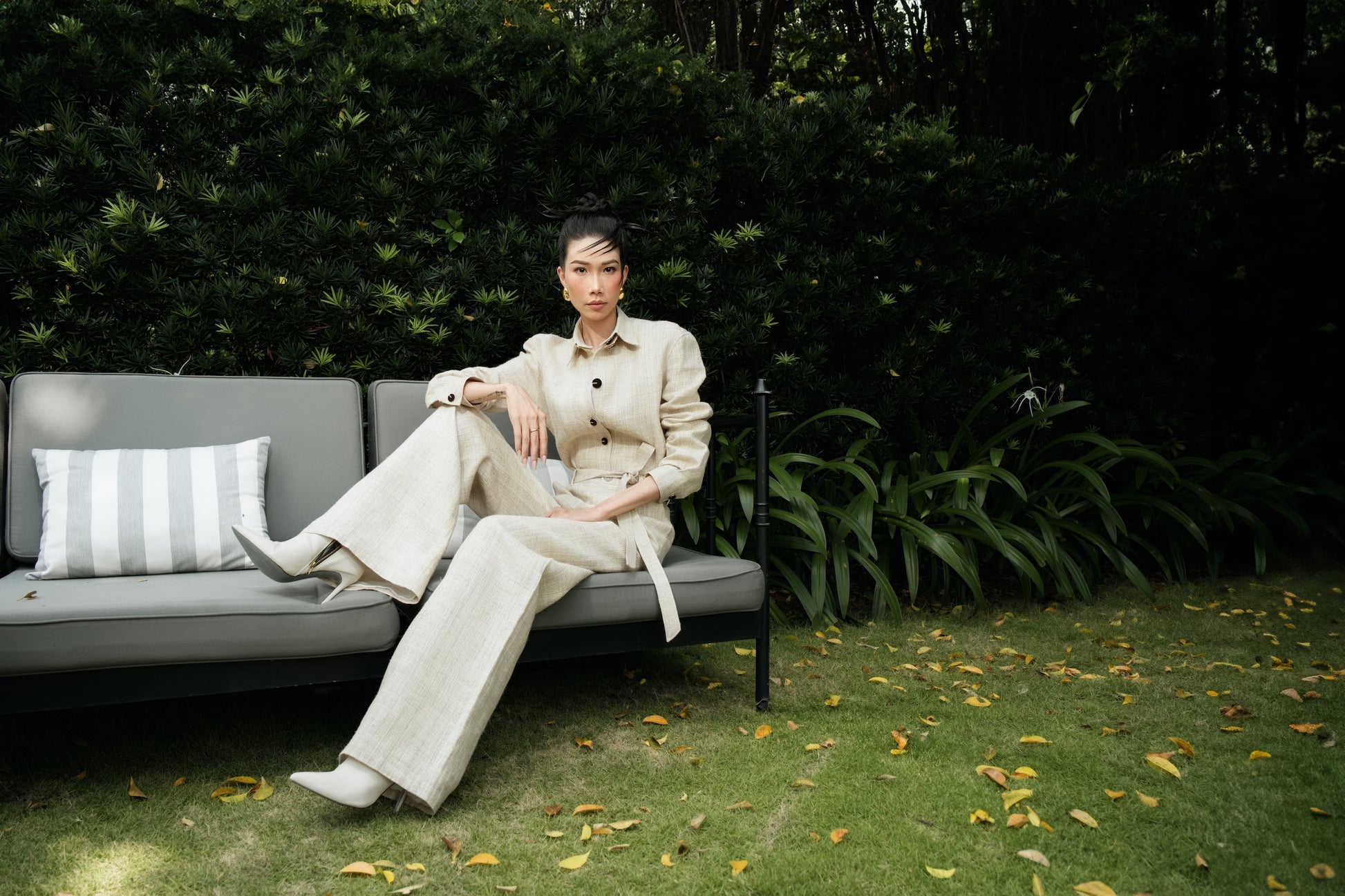 Rusticana — Top & Wide-Leg Trousers Set