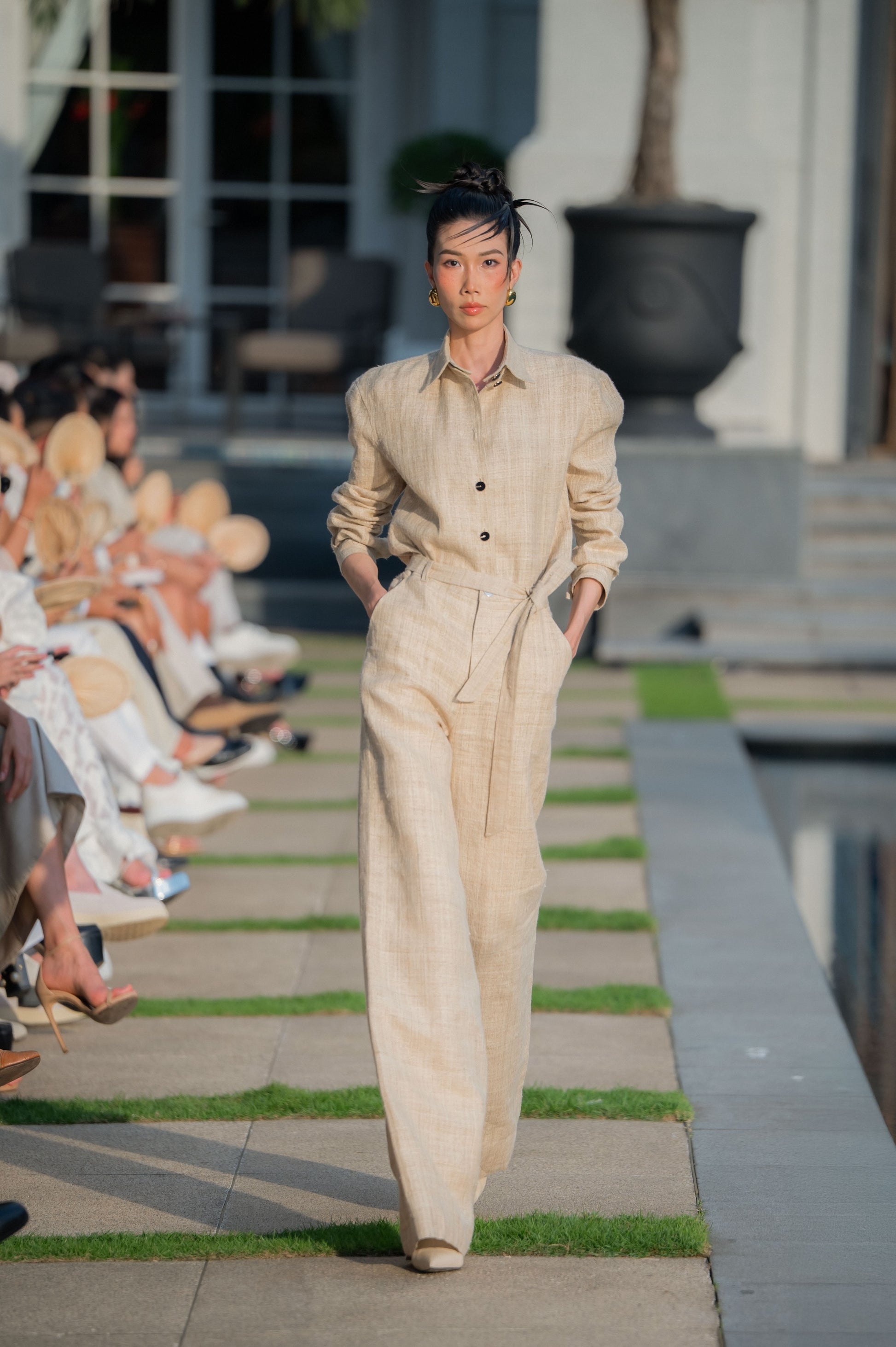 Rusticana — Top & Wide-Leg Trousers Set